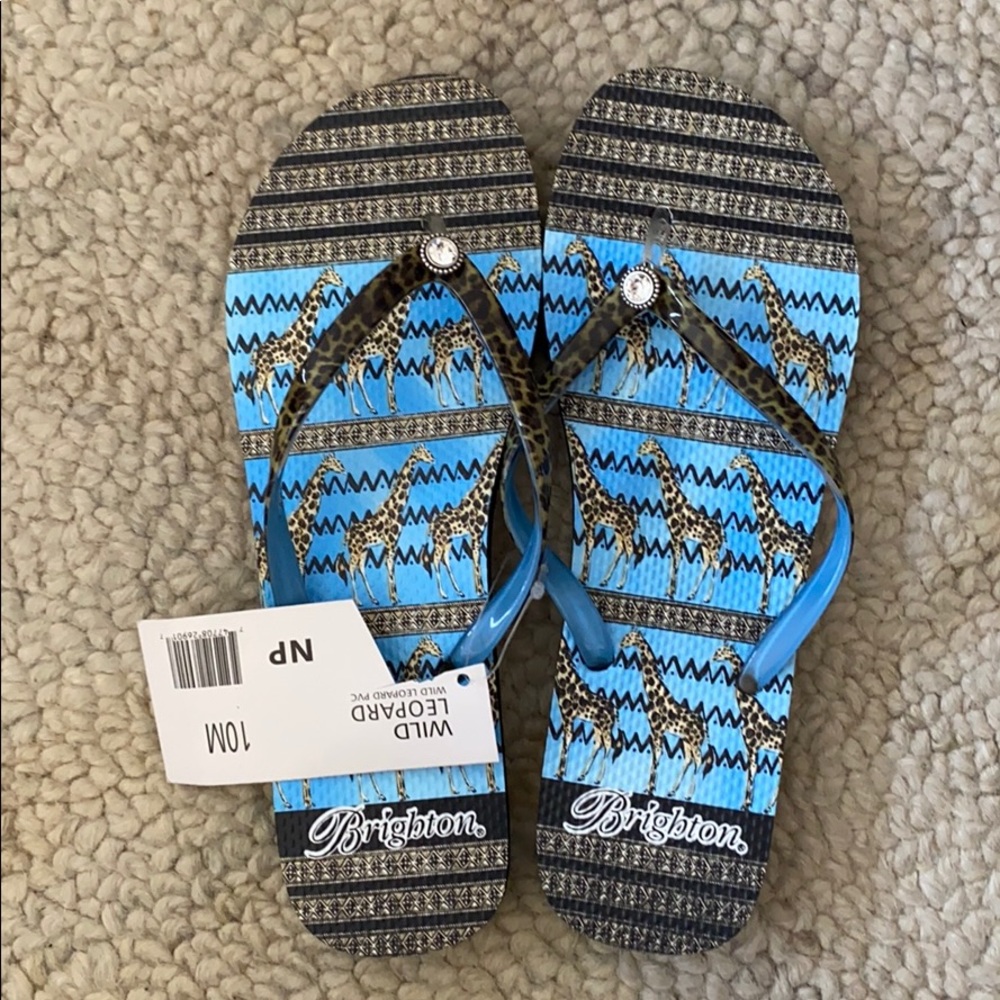 Brighton flip flops size 10